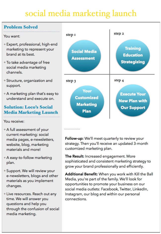 social media marketing launch